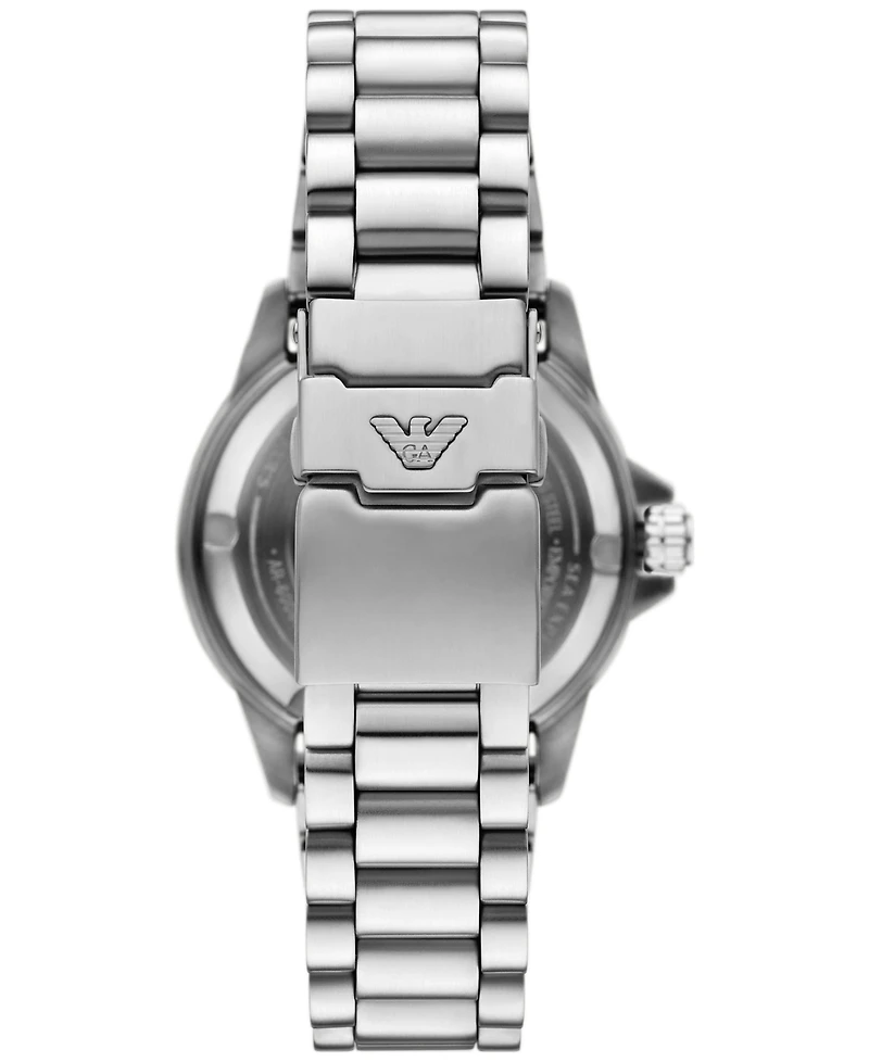 Emporio Armani Men's Automatic Sea Explorer Stainless Steel Bracelet Watch 43mm