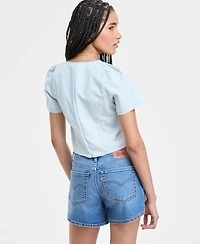 Levi's Women's Pascale Cotton Square-Neck Blouse - Smell Ya Later