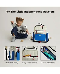 Bagsmart Walker 14L Featherlight Color Block Kids Backpack with Pencil Case