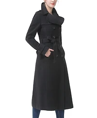 kimi + kai Women's Charlotte Wool Blend Maxi Trench Coat
