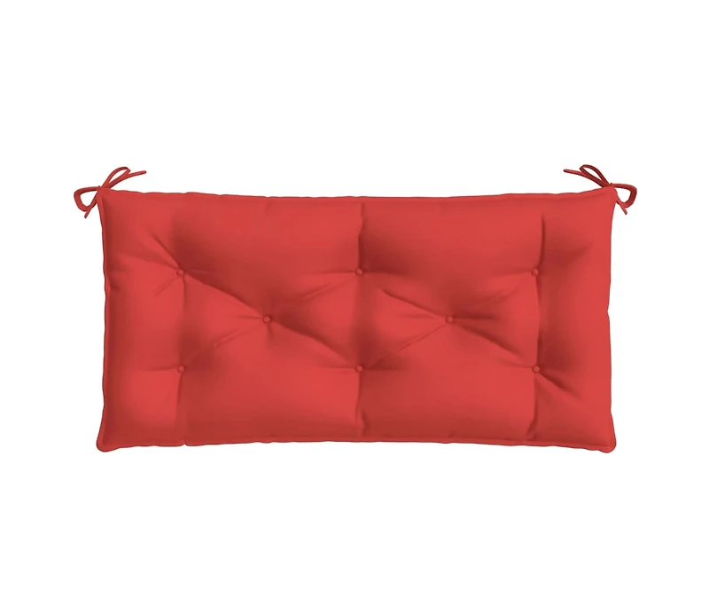 Garden Bench Cushion Red 43.3"x19.7"x2.8" Oxford Fabric