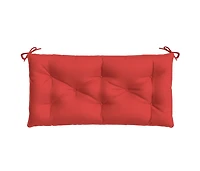Garden Bench Cushion Red 43.3"x19.7"x2.8" Oxford Fabric