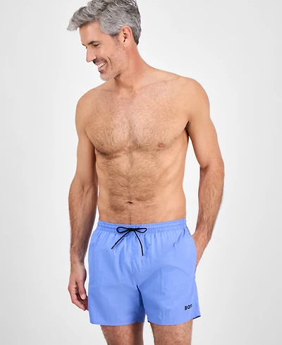 Boss by Hugo Men's Lee Drawstring 5.3" Swim Trunks, Created for Macy's