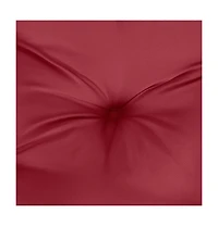 vidaXL Chair Cushions 4 pcs Wine Red 15.7"x15.7"x2.8" Oxford Fabric