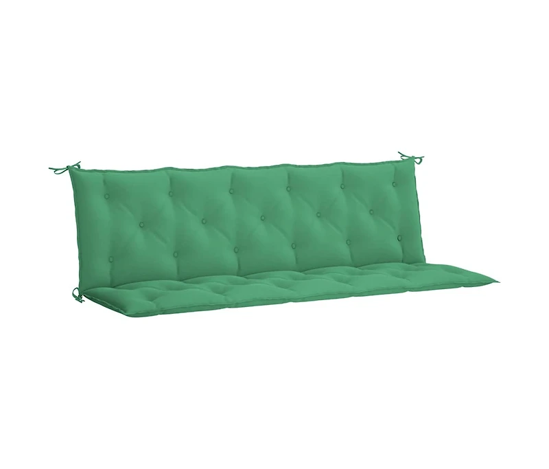 Garden Bench Cushion Green 70.9"x(19.7"+19.7")x2.8" Oxford Fabric