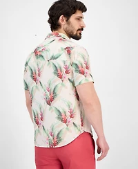 Tommy Bahama Men's Coast Paradise Blooms IslandZone Moisture-Wicking Floral Button-Down Shirt