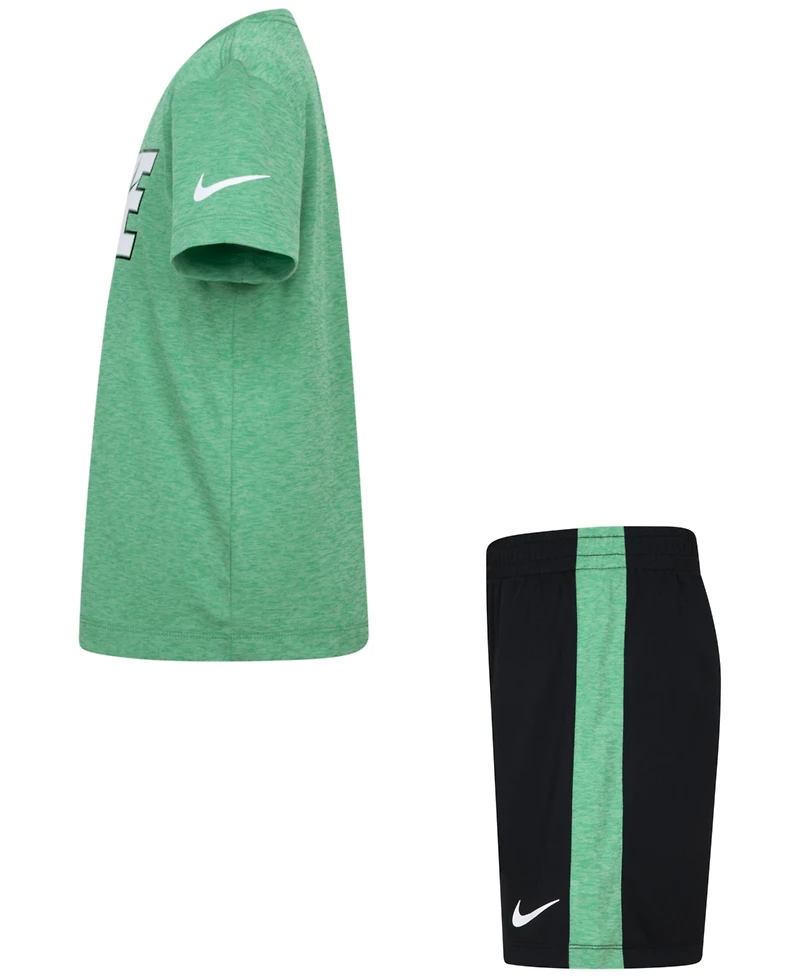 Nike Little Boys Dri-fit Dropset T-Shirt & Shorts Set