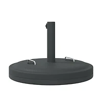Parasol Base with Handles for 1.5"/1.9" Poles 55.1 lb Round