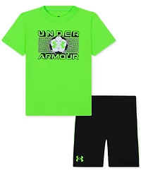 Under Armour Toddler & Little Boys Ua Tech Soccer T-Shirt & Shorts Set