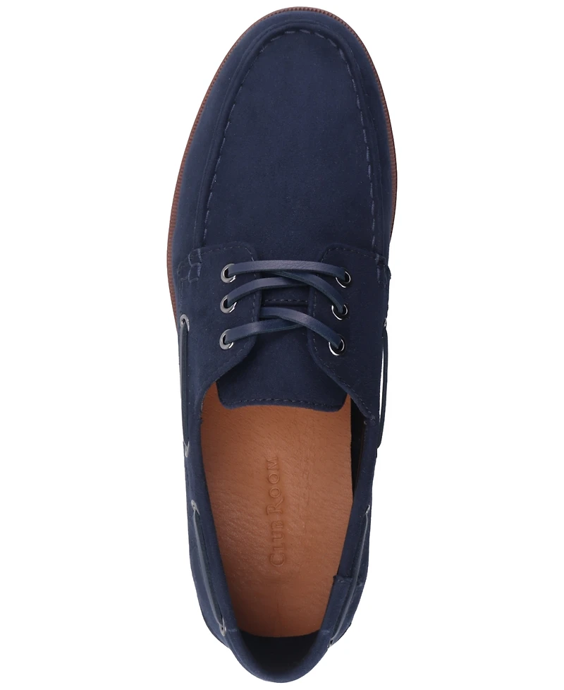 Club Room Men's Scottiee Lace-Up Boat Shoes, Exclusively at Macy's