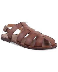 Bar Iii Men's Palmerr Leather Fisherman Sandals, Exclusively at Macy's