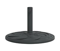 vidaXL Parasol Base Black Polyethylene, concrete, and iron Medium