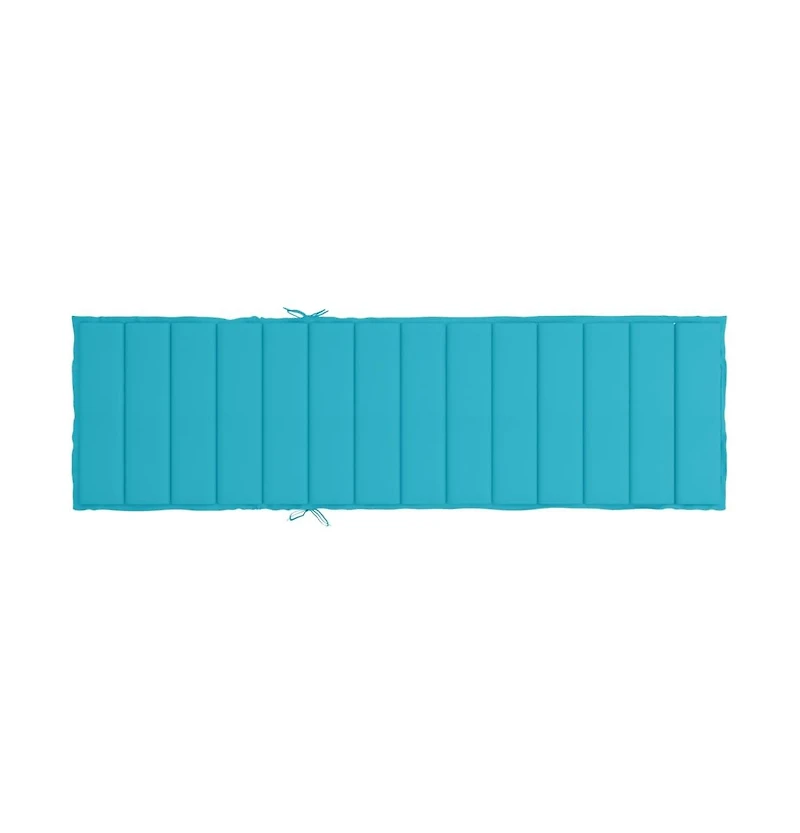 vidaXL Sun Lounger Cushion Turquoise Oxford Fabric