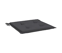 Garden Chair Cushions 4 pcs Anthracite 15.7"x15.7"x1.6" Oxford Fabric