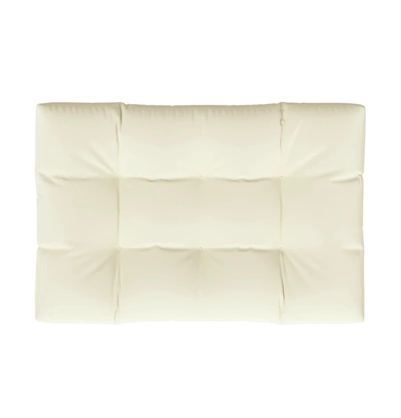 Pallet Cushion Cream 47.2"x31.5"x4.7" Fabric