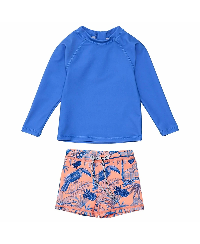 Snapper Rock Boys Tropicana Vacay Sustainable Ls Set