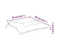 vidaXL Chair Cushions 6 pcs Bright Green 19.7"x19.7"x2.8" Oxford Fabric