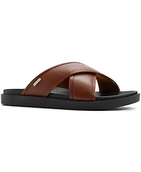 Aldo Men's Mario Leather Slip On Sandals