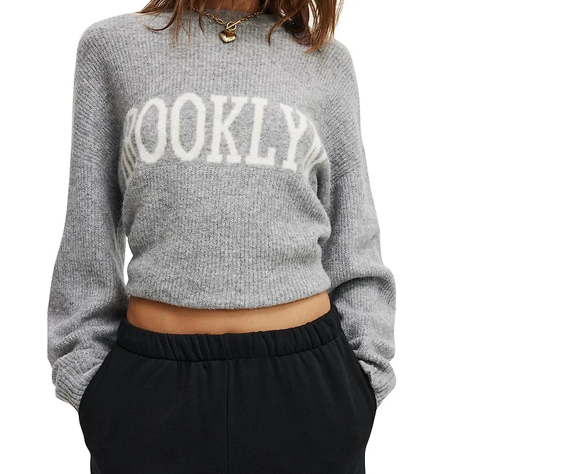 Cotton On Women's Classic Fleece Wide Leg Sweatpant