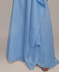 Donna Karan New York Women's Ruched Strapless Gown