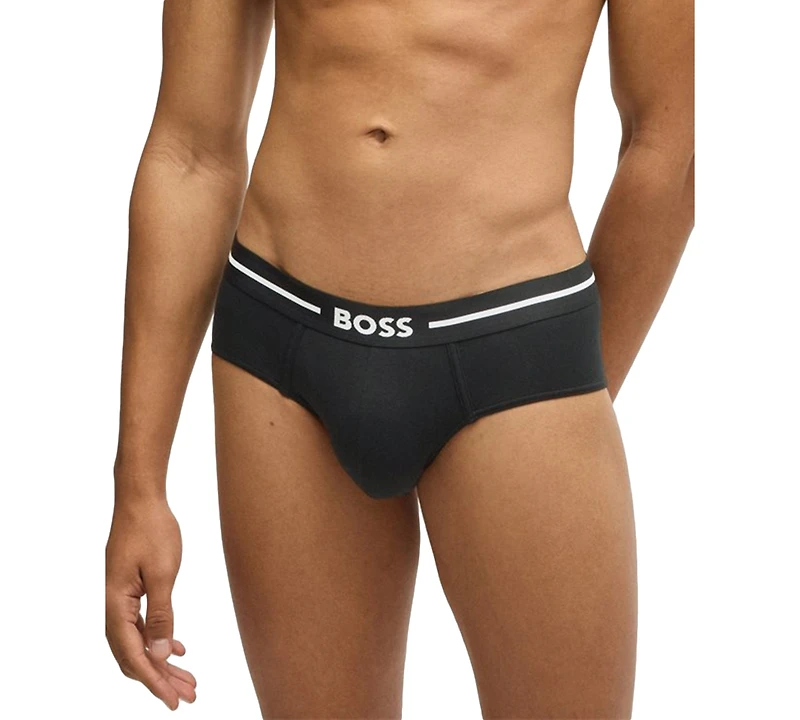 Boss by Hugo Men's 3pk. Bold Logo Hip Briefs