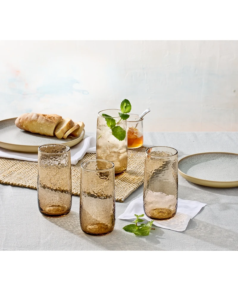 Oake Textured Highball Glasses, Set of 4, Exclusively at Macy's