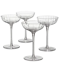 The Cellar Optic Coupe Glasses, Set of 4, Exclusively at Macy's