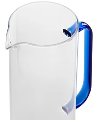 The Cellar Blue Handle Glass Pitcher, Exclusively at Macy's