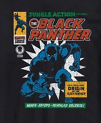 Airwaves Men's Black Panther Short Sleeve T-Shirt