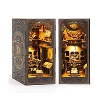 Hansilk Diy Book Nook Kit Diy Miniature House Kit Dollhouse Booknook Tiny House Decor 3D Wooden Puzzle Bookshelf Decor, Gifts (Museum of Astronomy