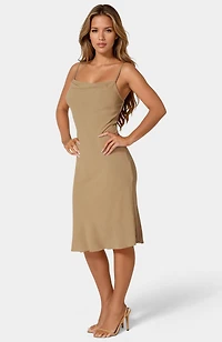 Bebe Women's Slip Midi Dress