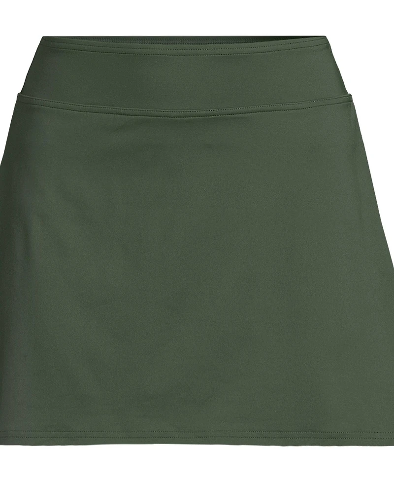 Lands' End Plus Tummy Control Swim Skirt