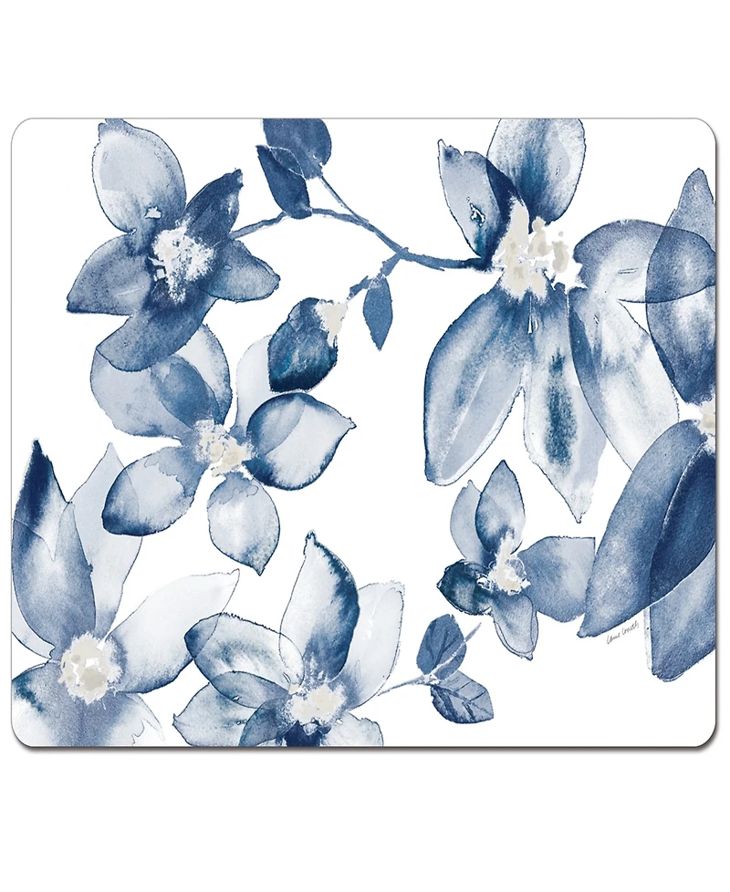 CounterArt Blooming Whispers Hardboard Cork Placemats, Set of 4