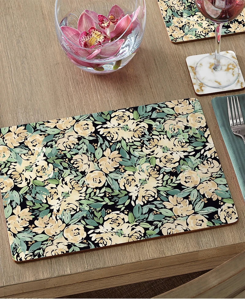 CounterArt Little Love Hardboard Cork Placemats, Set of 4