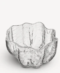 Kosta Boda 3.8" Crackle Crystal Glass Votive Bowl