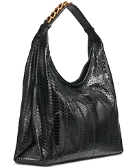 Donna Karan New York Bellmore Small Skipper Snake Shoulder with Bezel Strap