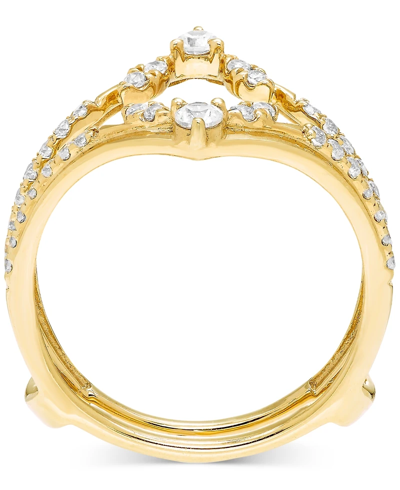 Diamond Chevron Ring Guard Enhancer (1/2 ct. t.w.) in 14k Gold