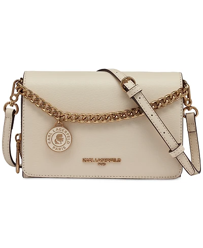 Karl Lagerfeld Paris Lourdes Crossbody with Chain Strap