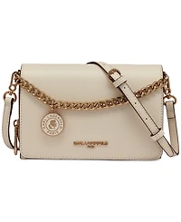 Karl Lagerfeld Paris Lourdes Crossbody with Chain Strap