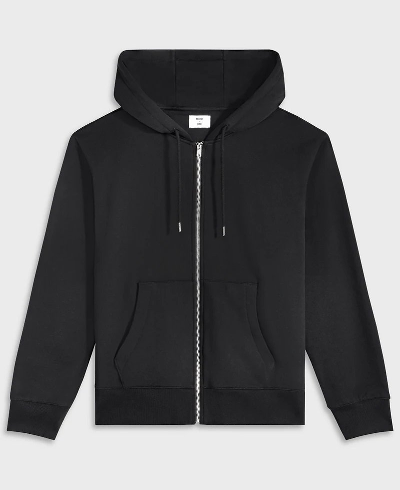 Mode of One Men's Relaxed-Fit Full-Zip French Terry Hoodie, Exclusively at Macy's
