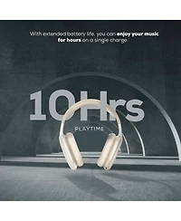 Gabba Goods GabbaGoods Platinum Vibe Over Ear Stereo Sound Bluetooth Headphones with Built-In Mic