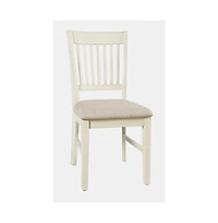 Craftsman Slat-Back Upholstered Desk Chair