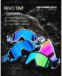 Batfox Dirt Bike Atv Goggles Motorcycle Gear Riding Motocross Dirtbike 4-Wheeler Mx Dh Accessories Glasses for Men Women Youth UV400 Protectio