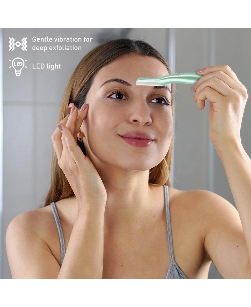 Smooth Radiance Bundle – Precision Dermaplaning Hair Remover Tool & Pursonic Painless Electric Shaver
