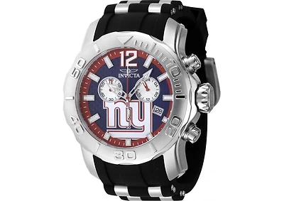 Invicta Men's 48006 Nfl New York Giants Quartz Chronograph Blue Dial Watch
