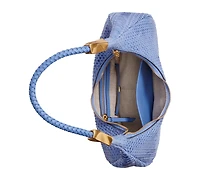 Donna Karan New York Quogue Skipper Snake Small Leather Shoulder Bag