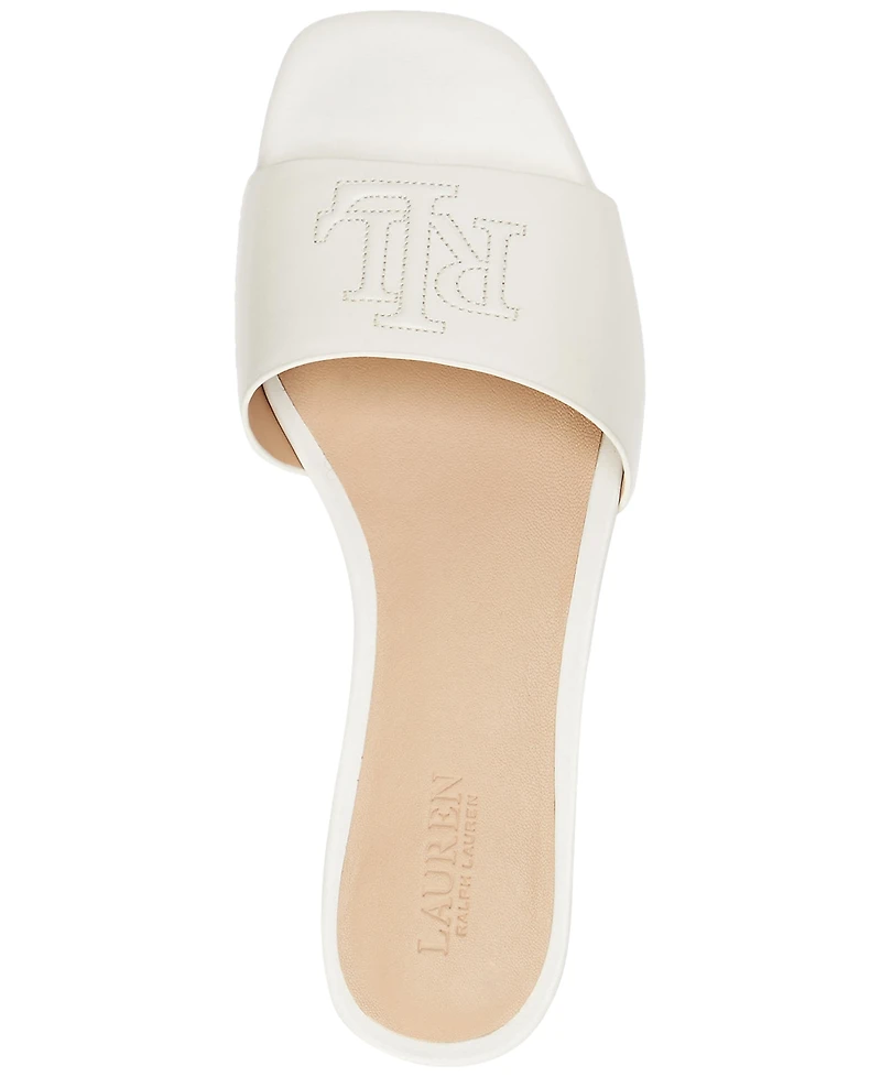 Lauren Ralph Women's Everly Slide Flat Sandals