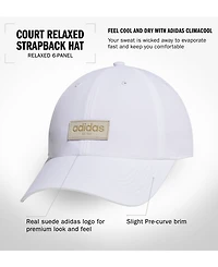 adidas Women's Court Relaxed Strap-Back Hat
