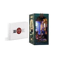 Hansilk Diy Book Nook Kit Diy Miniature House Kit for Adults Teens Dollhouse Booknook 3D Wooden Puzzle, Bookshelf Decor Gifts (Riddle on the Seabed
