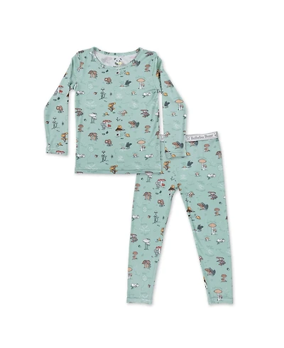 Bellabu Bear Kids Unisex Kids Mushroom Cycle Set of 2 Piece Pajamas